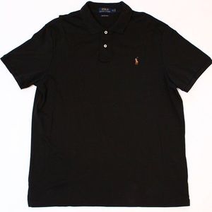 Polo by Ralph Lauren Black Pima Soft Touch Shirt